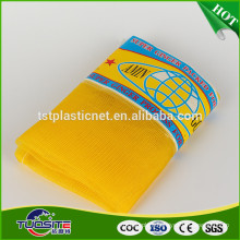 Yellow HDPE Ginger monofilament net bag/leno mesh bag for ginger